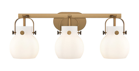 Bathroom Fixtures Three Lights by Innovations ( 405 | 423-3W-BB-G410-6WH Downtown Urban ) 