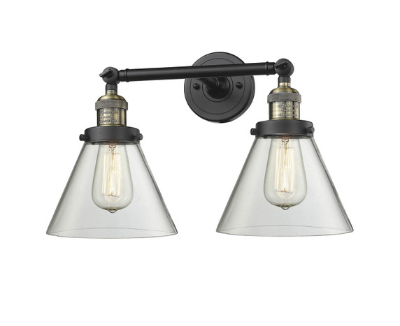 Bathroom Fixtures Two Lights by Innovations ( 405 | 208-BAB-G42 Franklin Restoration ) 