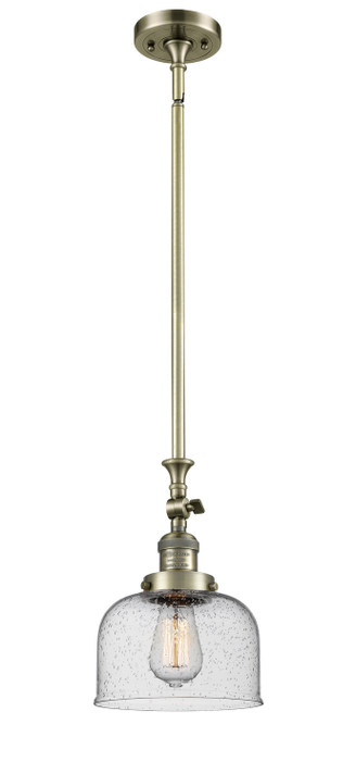 Mini Pendants Glass Down by Innovations ( 405 | 206-AB-G74-LED Franklin Restoration ) 