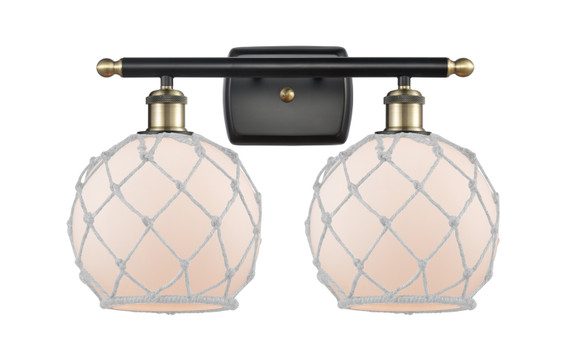 Bathroom Fixtures Two Lights by Innovations ( 405 | 516-2W-BAB-G121-8RW Ballston ) 