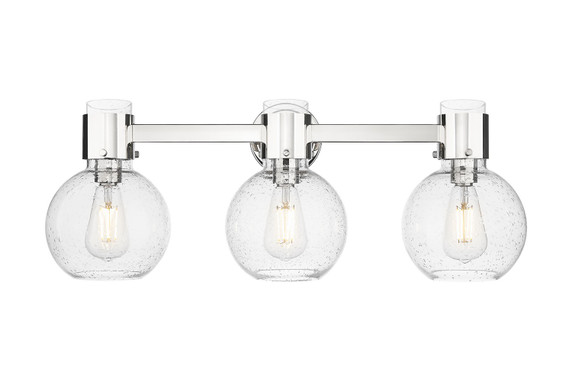 Bathroom Fixtures Three Lights by Innovations ( 405 | 464-3W-PN-G464B-7SDY Downtown Urban ) 