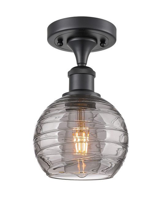 Semi-Flush Mts. Glass Down by Innovations ( 405 | 516-1C-BK-G1213-6SM Ballston ) 