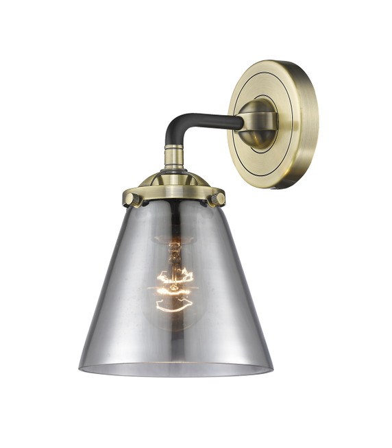 Sconces Single Glass by Innovations ( 405 | 284-1W-BAB-G63 Nouveau ) 