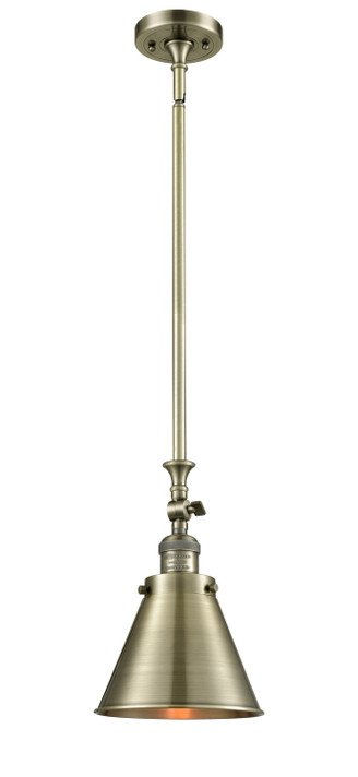 Mini Pendants Metal Shade by Innovations ( 405 | 206-AB-M13-AB Franklin Restoration ) 