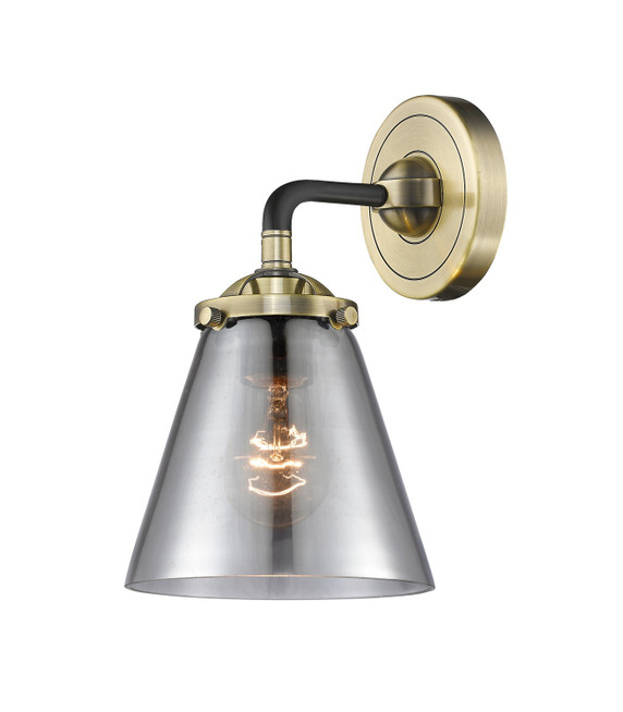 Sconces Single Glass by Innovations ( 405 | 284-1W-BAB-G63-LED Nouveau ) 