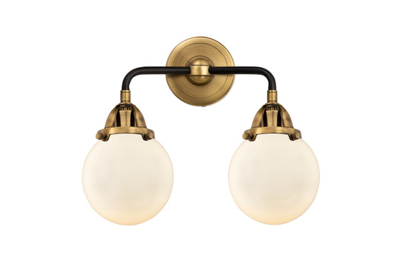 Bathroom Fixtures Two Lights by Innovations ( 405 | 288-2W-BAB-G201-6 Nouveau 2 ) 