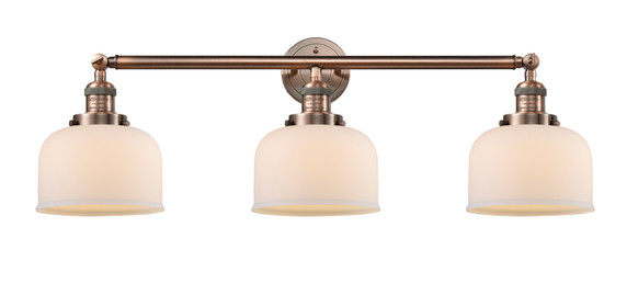 Bathroom Fixtures Three Lights by Innovations ( 405 | 205-AC-G71 Franklin Restoration ) 