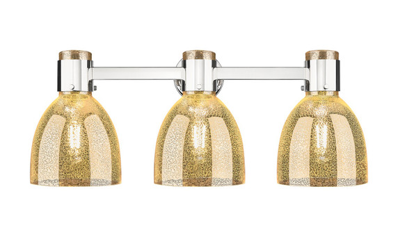 Bathroom Fixtures Three Lights by Innovations ( 405 | 464-3W-PN-G464D-7ME Downtown Urban ) 