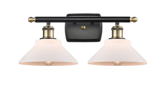 Bathroom Fixtures Two Lights by Innovations ( 405 | 516-2W-BAB-G131 Ballston ) 
