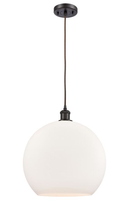 Pendants Glass Down by Innovations ( 405 | 516-1P-OB-G121-14-LED Ballston ) 