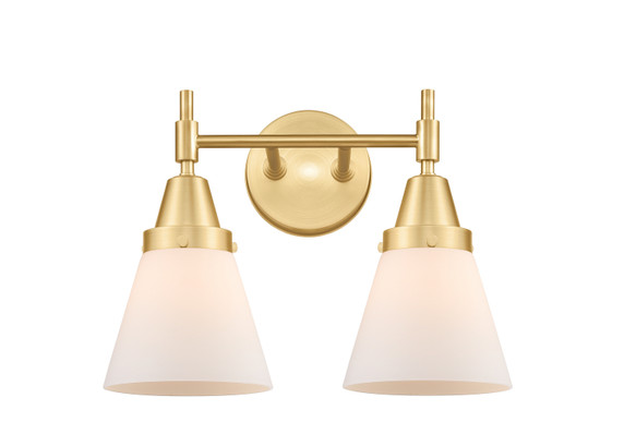 Bathroom Fixtures Two Lights by Innovations ( 405 | 447-2W-SG-G61-LED Caden ) 