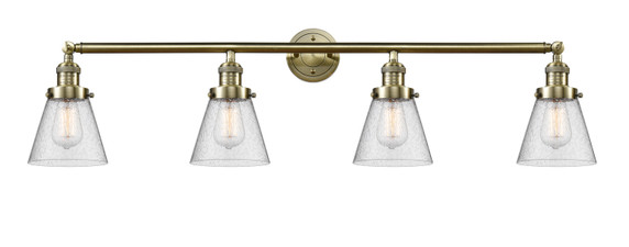 Bathroom Fixtures Four Lights by Innovations ( 405 | 215-AB-G64 Franklin Restoration ) 