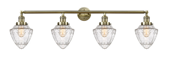 Bathroom Fixtures Four Lights by Innovations ( 405 | 215-AB-G664-7 Franklin Restoration ) 
