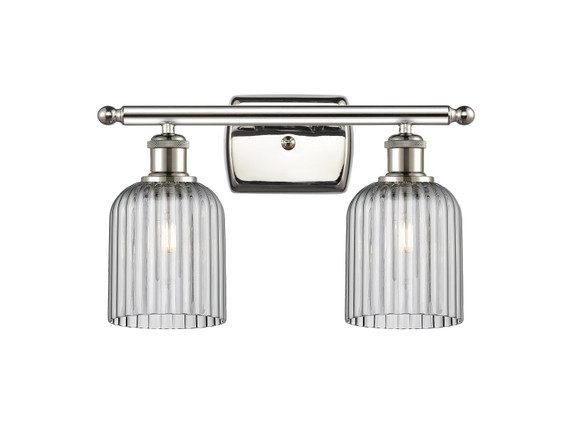 Bathroom Fixtures Two Lights by Innovations ( 405 | 516-2W-PN-G559-5SM Ballston ) 