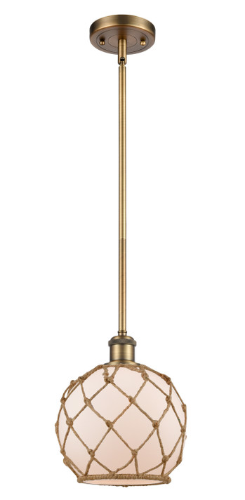 Mini Pendants Glass Down by Innovations ( 405 | 516-1S-BB-G121-8RB Ballston ) 