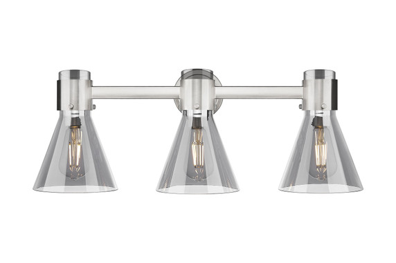 Bathroom Fixtures Three Lights by Innovations ( 405 | 464-3W-SN-G464C-7SM Downtown Urban ) 