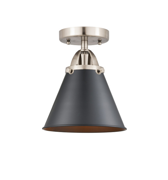Semi-Flush Mts. Glass Down by Innovations ( 405 | 288-1C-SN-M13-BK-LED Nouveau 2 ) 