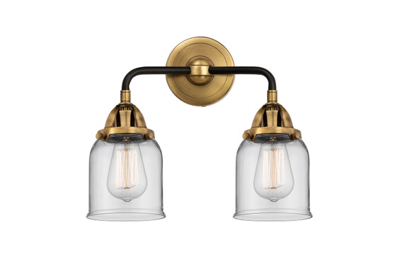 Bathroom Fixtures Two Lights by Innovations ( 405 | 288-2W-BAB-G52 Nouveau 2 ) 