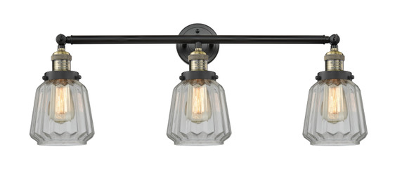 Bathroom Fixtures Three Lights by Innovations ( 405 | 205-BAB-G142 Franklin Restoration ) 