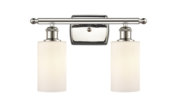 Bathroom Fixtures Two Lights by Innovations ( 405 | 516-2W-PN-G801-LED Ballston ) 