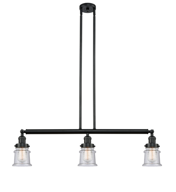 Linear/Island 3 Light Bar by Innovations ( 405 | 213-BK-G184S-LED Franklin Restoration ) 