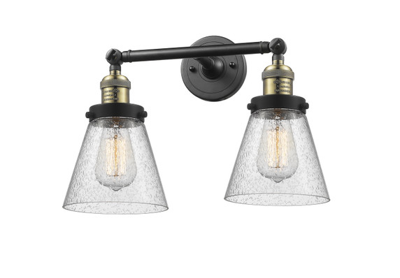 Bathroom Fixtures Two Lights by Innovations ( 405 | 208-BAB-G64-LED Franklin Restoration ) 