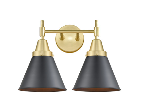 Bathroom Fixtures Two Lights by Innovations ( 405 | 447-2W-SG-M13-BK-LED Caden ) 