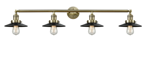 Bathroom Fixtures Four Lights by Innovations ( 405 | 215-AB-M6 Franklin Restoration ) 