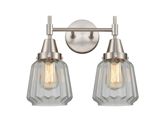 Bathroom Fixtures Two Lights by Innovations ( 405 | 447-2W-SN-G142 Caden ) 