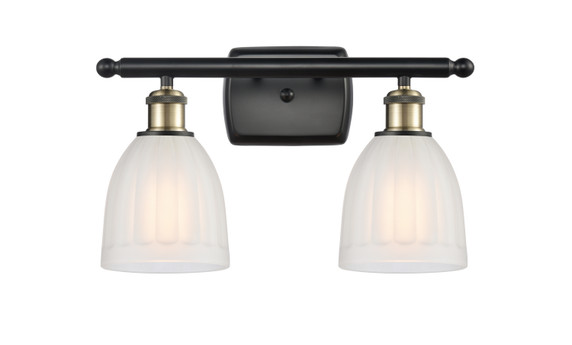 Bathroom Fixtures Two Lights by Innovations ( 405 | 516-2W-BAB-G441-LED Ballston ) 