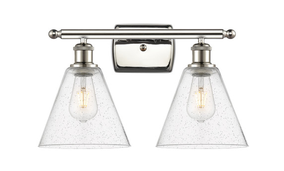 Bathroom Fixtures Two Lights by Innovations ( 405 | 516-2W-PN-GBC-84 Ballston ) 