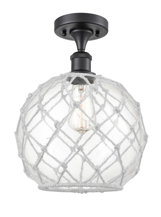 Semi-Flush Mts. Glass Down by Innovations ( 405 | 516-1C-BK-G122-10RW-LED Ballston ) 