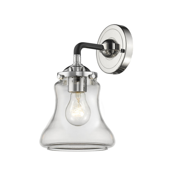 Sconces Single Glass by Innovations ( 405 | 284-1W-BPN-G192 Nouveau ) 
