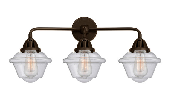 Bathroom Fixtures Three Lights by Innovations ( 405 | 288-3W-OB-G534 Nouveau 2 ) 