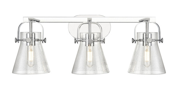 Bathroom Fixtures Three Lights by Innovations ( 405 | 423-3W-PC-G411-6SDY Downtown Urban ) 
