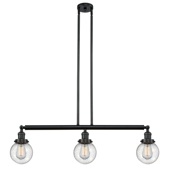 Linear/Island 3 Light Bar by Innovations ( 405 | 213-BK-G204-6 Franklin Restoration ) 