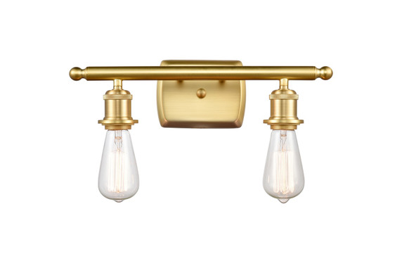 Bathroom Fixtures Two Lights by Innovations ( 405 | 516-2W-SG Ballston ) 
