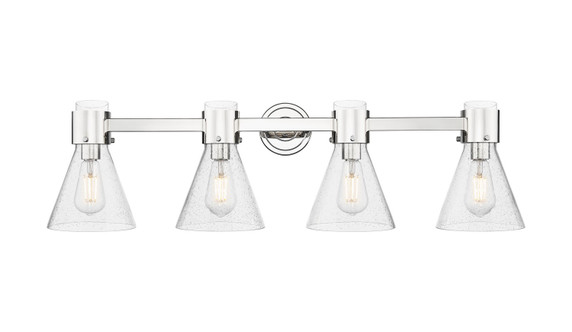 Bathroom Fixtures Four Lights by Innovations ( 405 | 464-4W-PN-G464C-7SDY Downtown Urban ) 