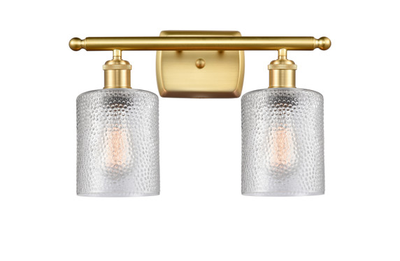 Bathroom Fixtures Two Lights by Innovations ( 405 | 516-2W-SG-G112-LED Ballston ) 