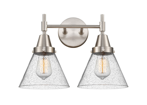 Bathroom Fixtures Two Lights by Innovations ( 405 | 447-2W-SN-G44-LED Caden ) 