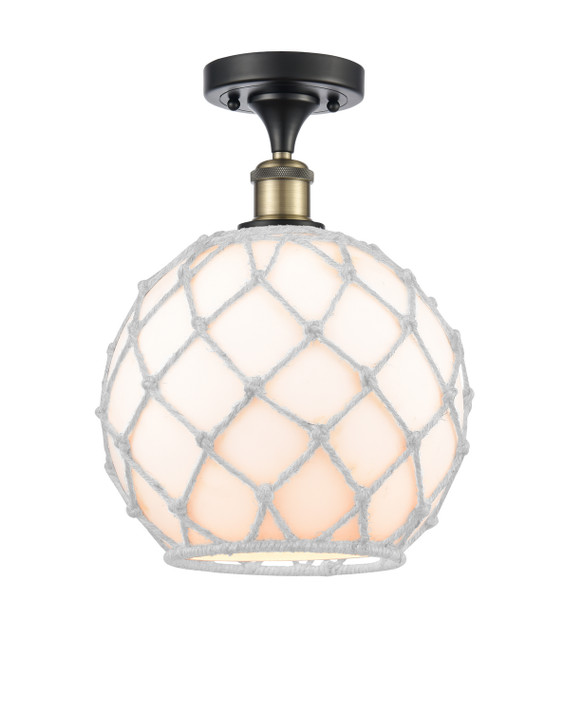 Semi-Flush Mts. Glass Down by Innovations ( 405 | 516-1C-BAB-G121-10RW Ballston ) 