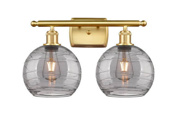Bathroom Fixtures Two Lights by Innovations ( 405 | 516-2W-SG-G1213-8SM Ballston ) 
