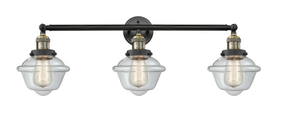 Bathroom Fixtures Three Lights by Innovations ( 405 | 205-BAB-G532-LED Franklin Restoration ) 