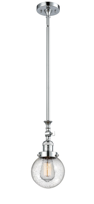 Mini Pendants Glass Down by Innovations ( 405 | 206-PC-G204-6-LED Franklin Restoration ) 