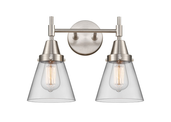 Bathroom Fixtures Two Lights by Innovations ( 405 | 447-2W-SN-G62-LED Caden ) 