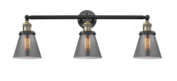 Bathroom Fixtures Three Lights by Innovations ( 405 | 205-BAB-G63 Franklin Restoration ) 