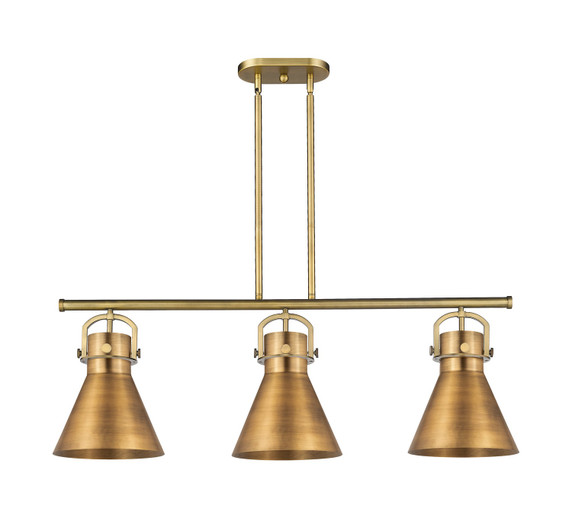 Linear/Island 3 Light Bar by Innovations ( 405 | 410-3I-BB-M411-10BB Downtown Urban ) 