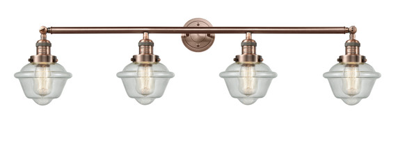 Bathroom Fixtures Four Lights by Innovations ( 405 | 215-AC-G534-LED Franklin Restoration ) 