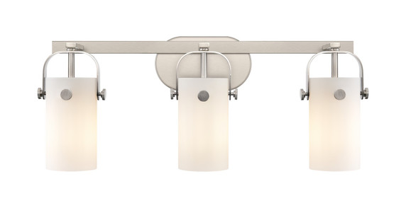 Bathroom Fixtures Three Lights by Innovations ( 405 | 423-3W-SN-G423-7WH Downtown Urban ) 