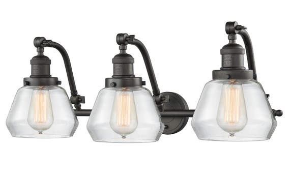 Bathroom Fixtures Three Lights by Innovations ( 405 | 515-3W-OB-G172 Franklin Restoration ) 
